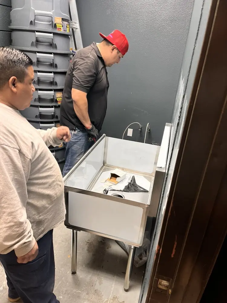 Commercial plumbing and sink installation in Trenton Falls